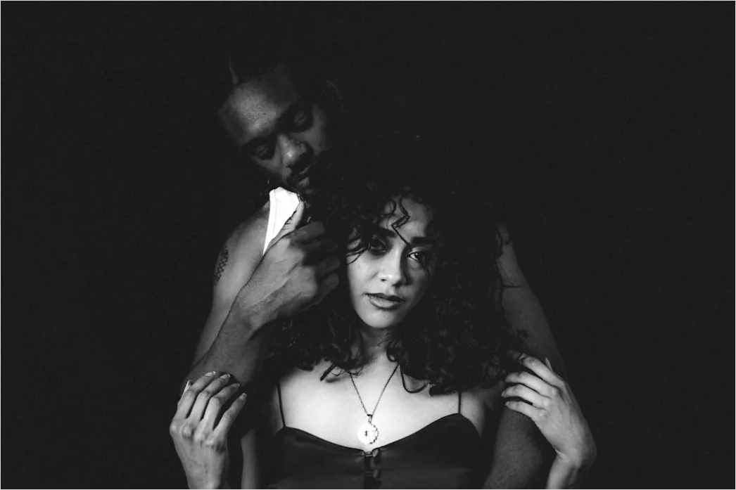 Detail Fine Art Portrait Couple Artistic Black And White Number 14
