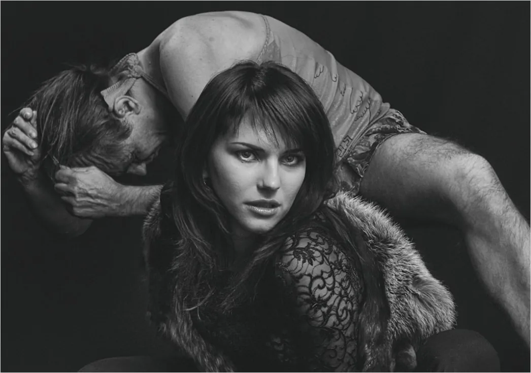 Detail Fine Art Portrait Couple Artistic Black And White Number 4