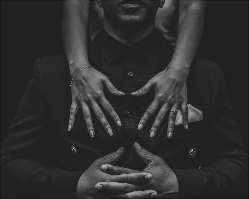 Detail Fine Art Portrait Couple Artistic Black And White Number 5