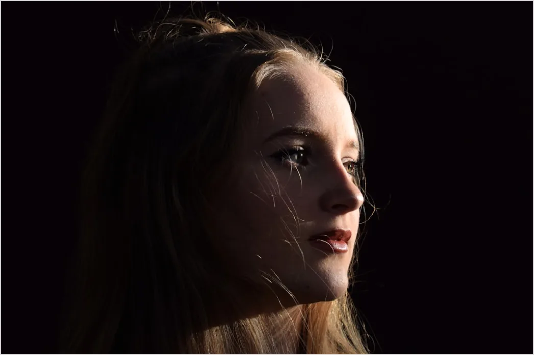 Detail Fine Art Portrait Woman Dramatic Studio Lighting Number 4