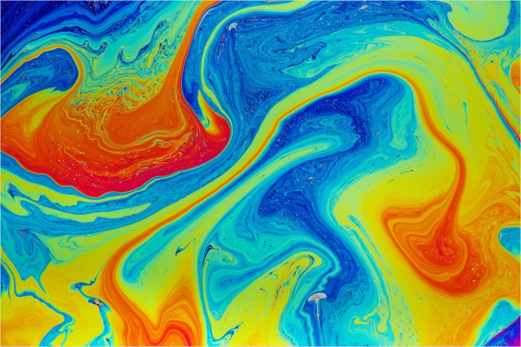 Detail Flüssige Farben Abstrakt Verlauf Hintergrund Bunt Number 14