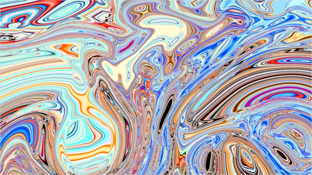 Detail Flüssige Farben Abstrakt Verlauf Hintergrund Bunt Number 20
