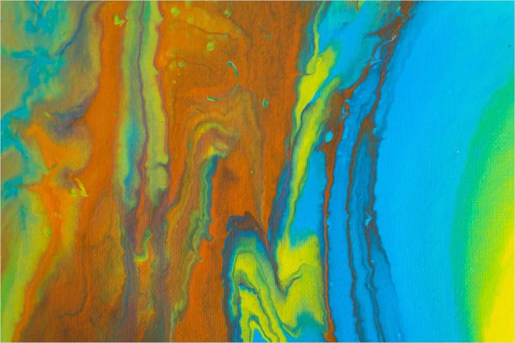 Detail Flüssige Farben Abstrakt Verlauf Hintergrund Bunt Number 8