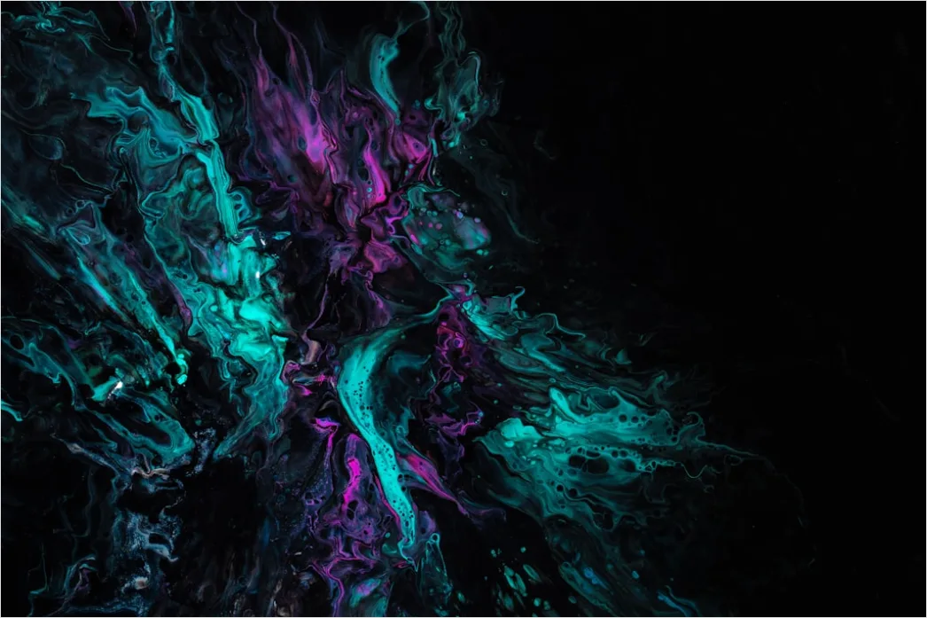 Detail Fluid Art Abstrakt Farben Verlauf Hintergrund Number 2