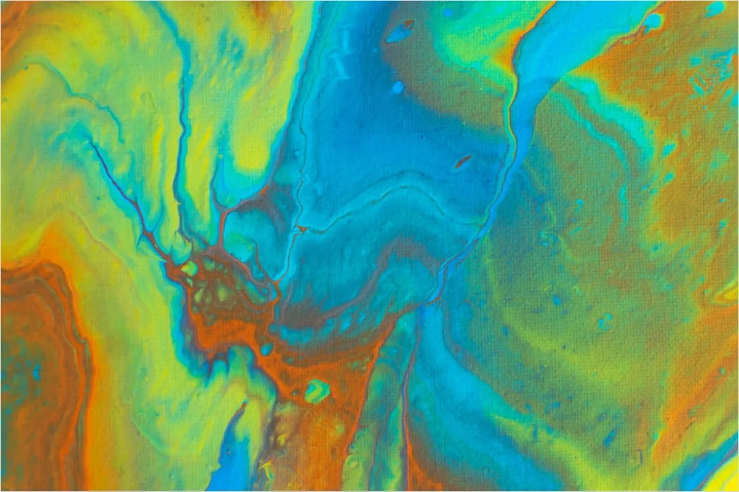 Detail Fluid Art Abstrakt Farben Verlauf Hintergrund Number 15