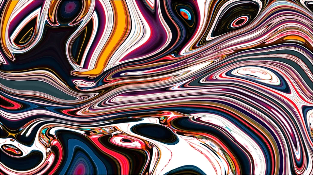 Detail Fluid Art Abstrakt Farben Verlauf Hintergrund Number 16