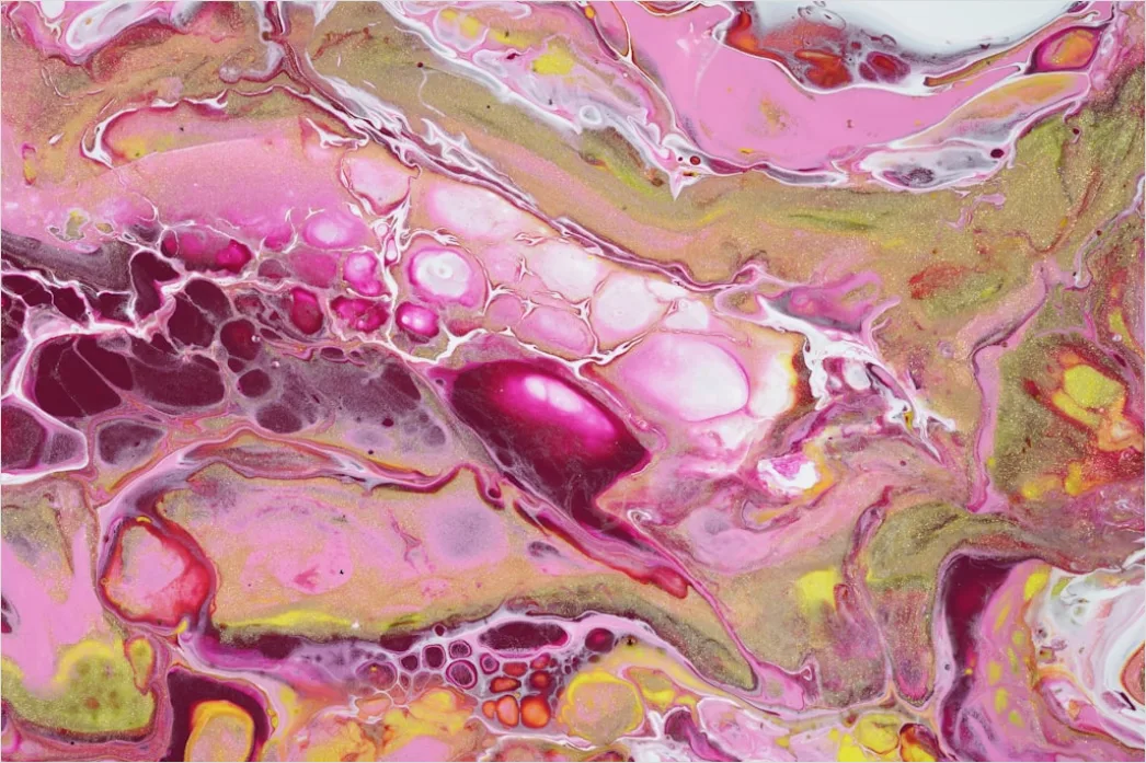 Detail Fluid Art Abstrakt Pastell Farben Verlauf Number 11