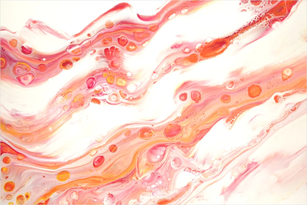 Detail Fluid Art Abstrakt Pastell Farben Verlauf Number 18
