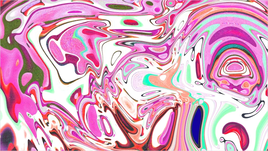 Detail Fluid Art Abstrakt Pastell Farben Verlauf Number 19