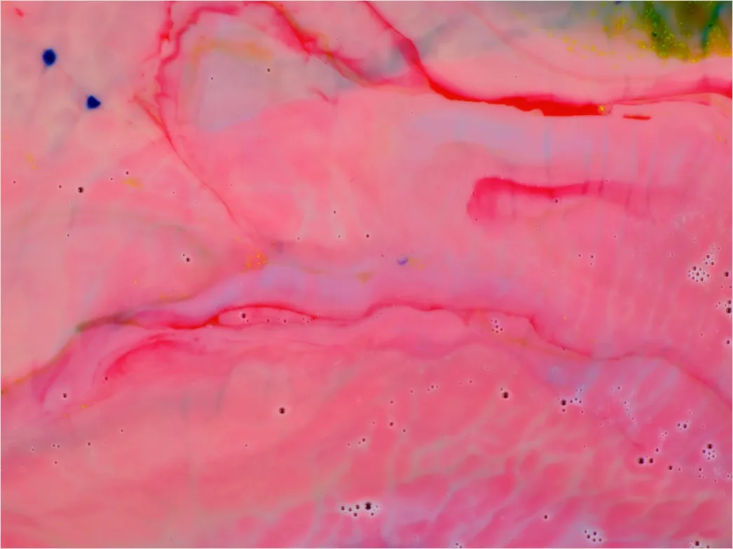 Detail Fluid Art Abstrakt Pastell Farben Verlauf Number 20