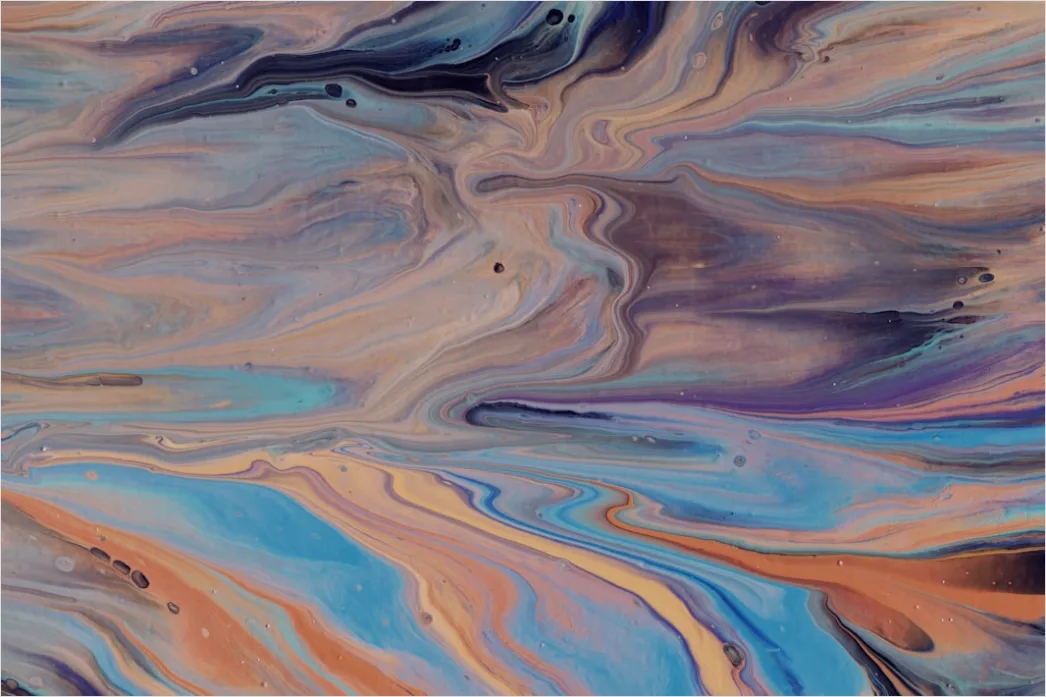 Detail Fluid Art Abstrakt Pastell Farben Verlauf Number 3