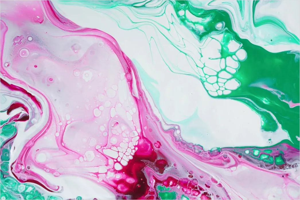 Detail Fluid Art Abstrakt Pastell Farben Verlauf Number 10
