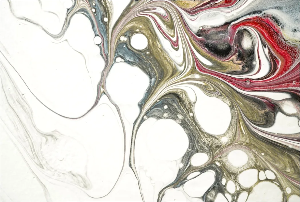 Detail Fluid Painting Abstrakt Marmor Optik Farben Number 15