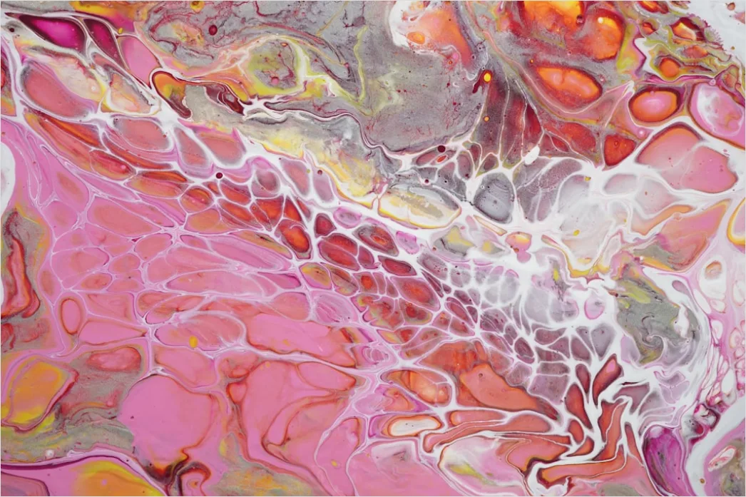 Detail Fluid Painting Abstrakt Marmor Optik Farben Number 17