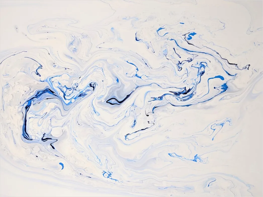 Detail Fluid Painting Abstrakt Marmor Optik Farben Number 8
