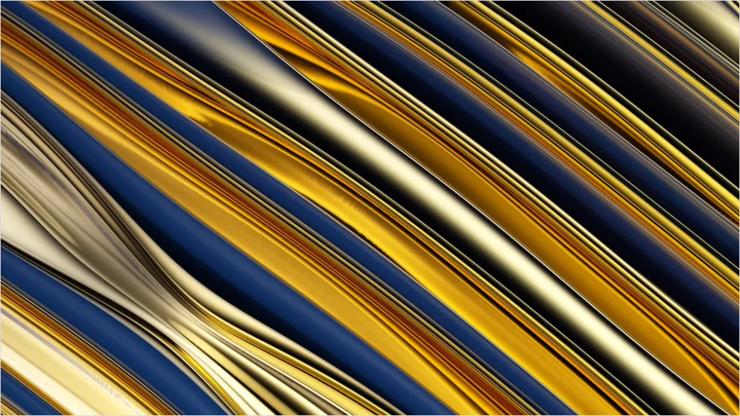 Detail Fraktal Abstrakt Blau Gold Hintergrund Number 17