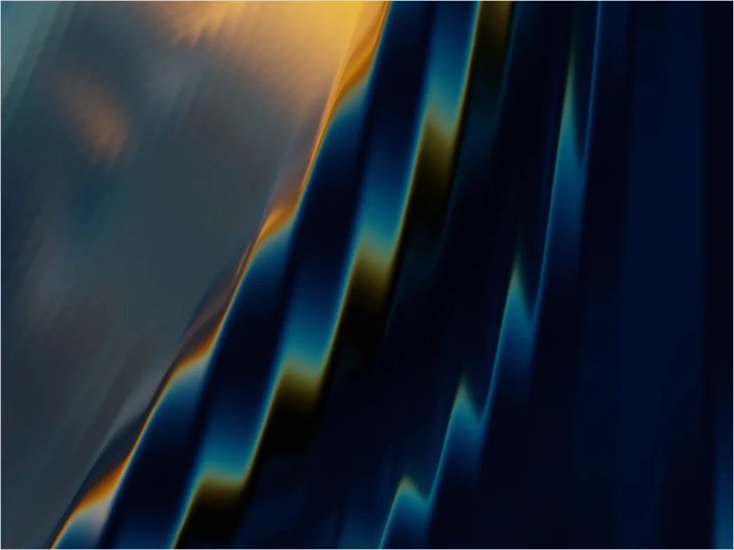 Detail Fraktal Abstrakt Blau Gold Hintergrund Number 10