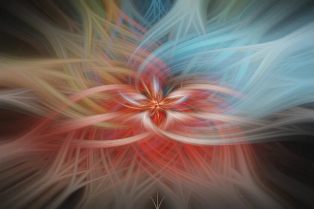Detail Fraktal Blume Abstrakt Hintergrund Symmetrisch Number 5