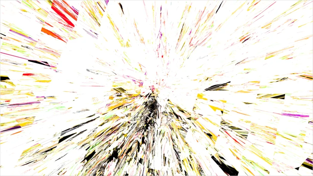 Detail Fraktal Explosion Abstrakt Hintergrund Bunt Number 17