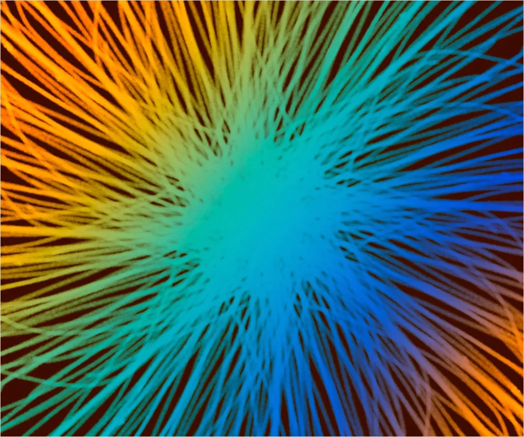Detail Fraktal Explosion Abstrakt Hintergrund Bunt Number 3