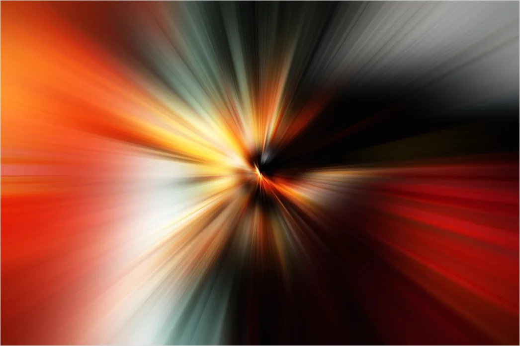 Detail Fraktal Explosion Abstrakt Hintergrund Bunt Number 5