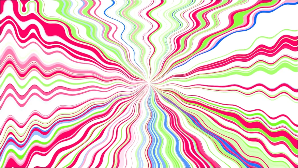 Detail Fraktal Explosion Abstrakt Hintergrund Bunt Number 9
