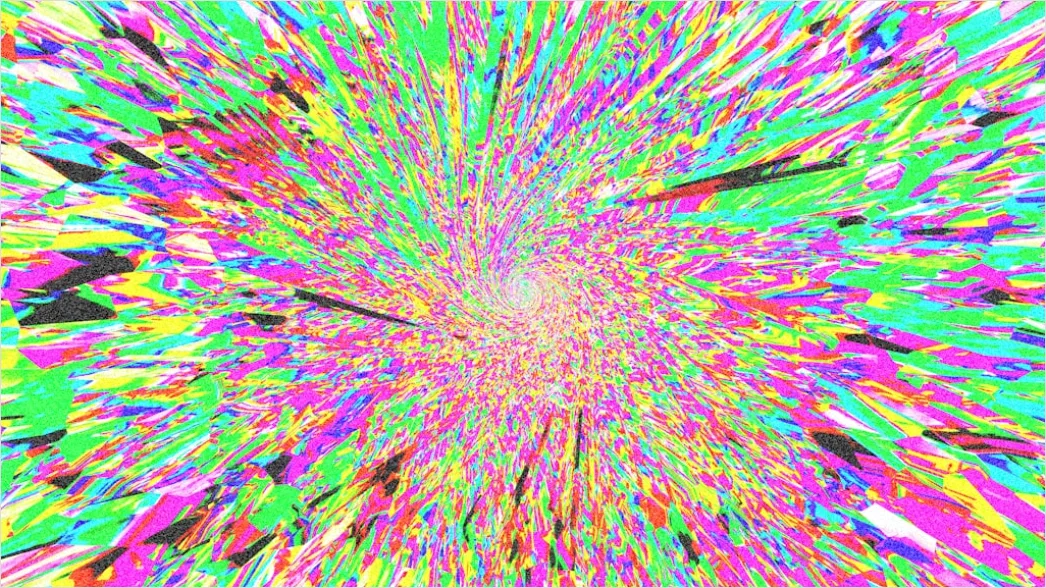 Detail Fraktal Explosion Abstrakt Hintergrund Bunt Number 10