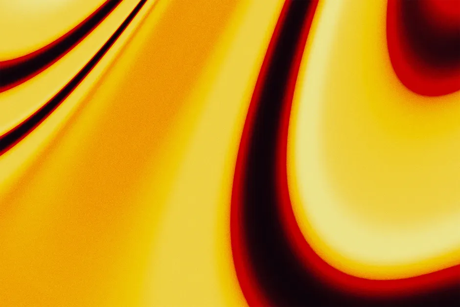 Detail Fraktal Muster Abstrakt Hintergrund Gold Schwarz Number 14
