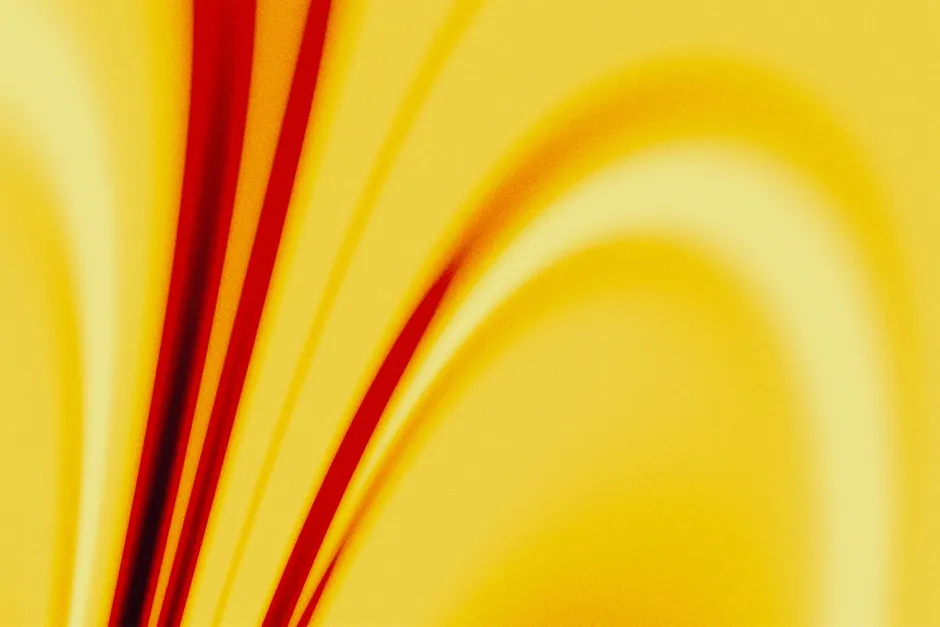 Detail Fraktal Muster Abstrakt Hintergrund Gold Schwarz Number 18