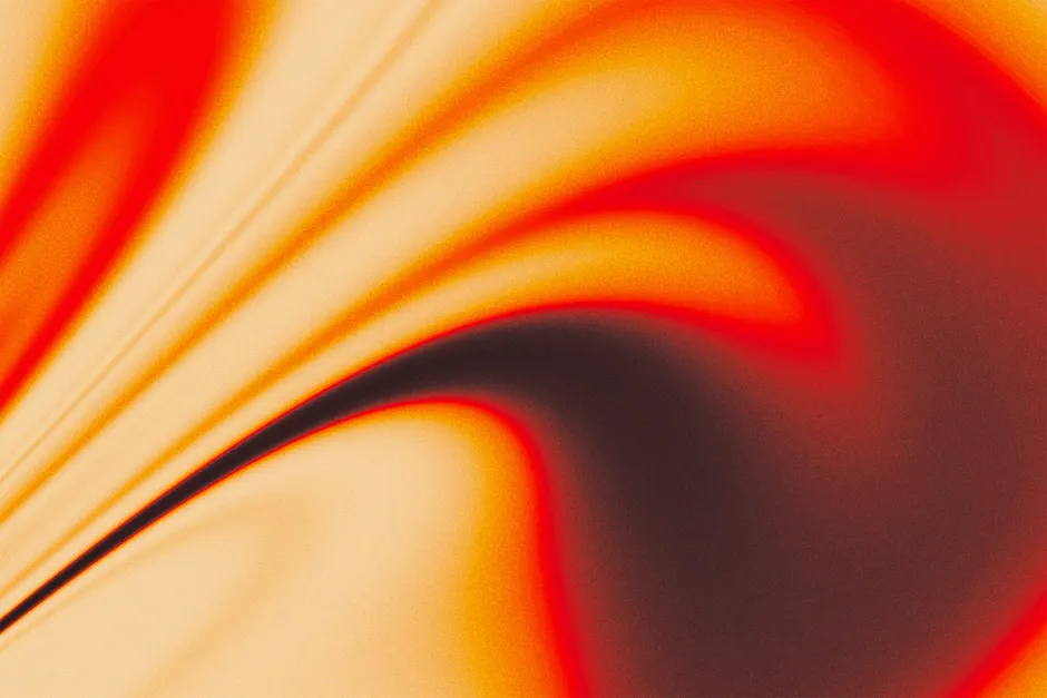 Detail Fraktal Muster Abstrakt Hintergrund Gold Schwarz Number 19