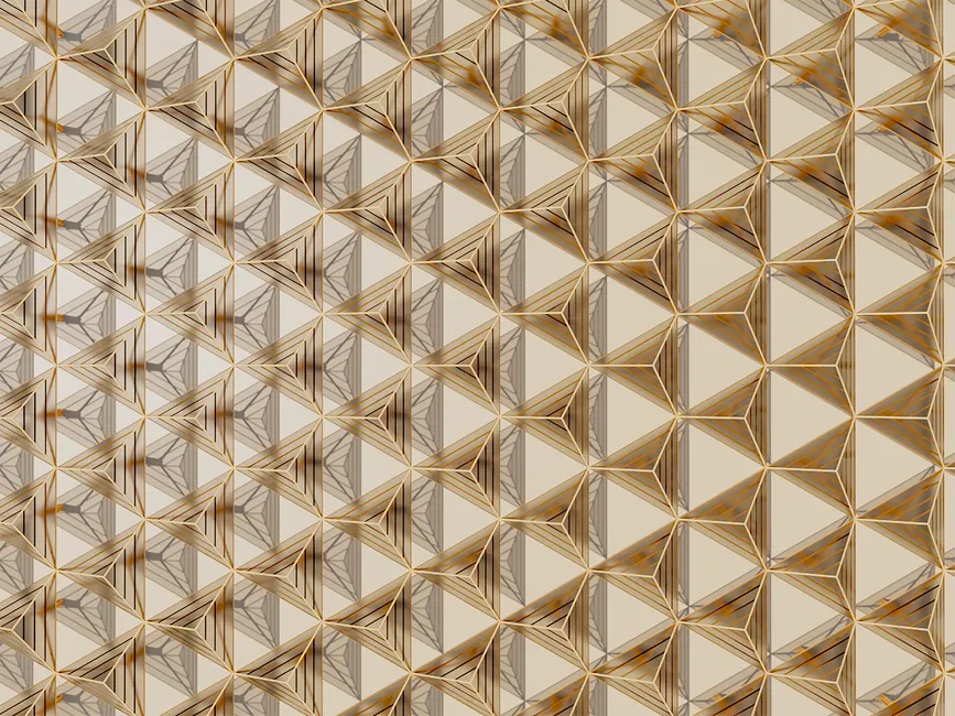 Detail Fraktal Muster Abstrakt Hintergrund Gold Schwarz Number 20