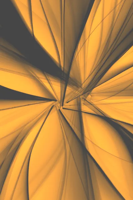 Detail Fraktal Muster Abstrakt Hintergrund Gold Schwarz Number 4