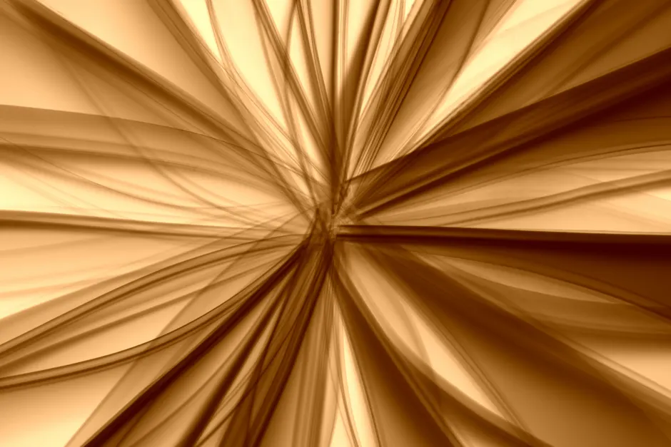 Detail Fraktal Muster Abstrakt Hintergrund Gold Schwarz Number 9
