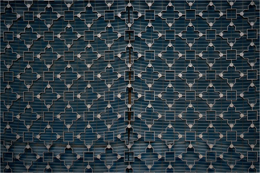 Detail Fraktal Muster Abstrakt Hintergrund Symmetrisch Number 10