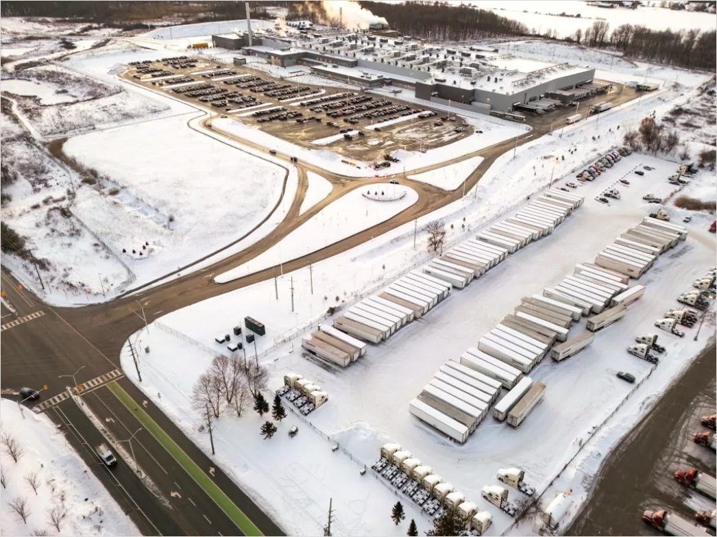 Detail Freight Logistics Hub Aerial Panoramic View Number 2