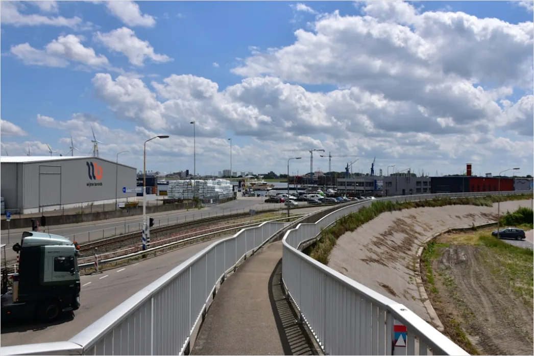 Detail Freight Logistics Hub Aerial Panoramic View Number 14