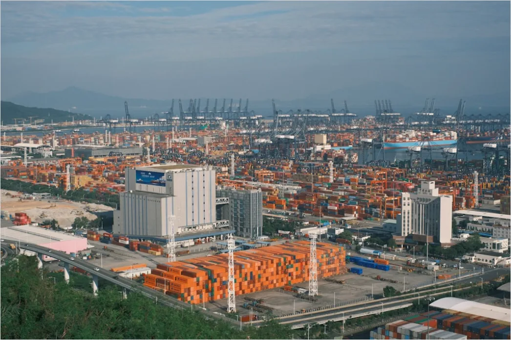 Detail Freight Logistics Hub Aerial Panoramic View Number 15