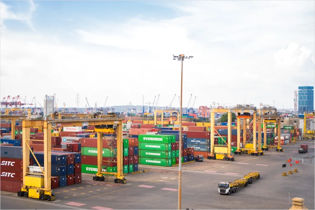 Detail Freight Logistics Hub Aerial Panoramic View Number 18