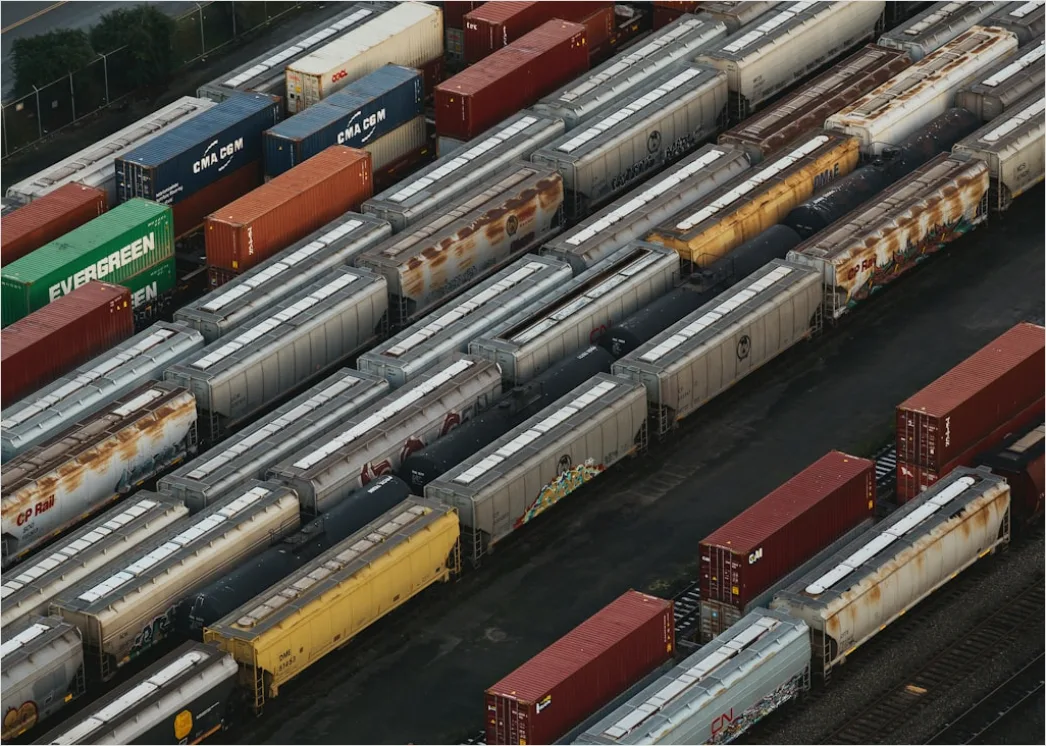 Detail Freight Logistics Hub Aerial Panoramic View Number 19