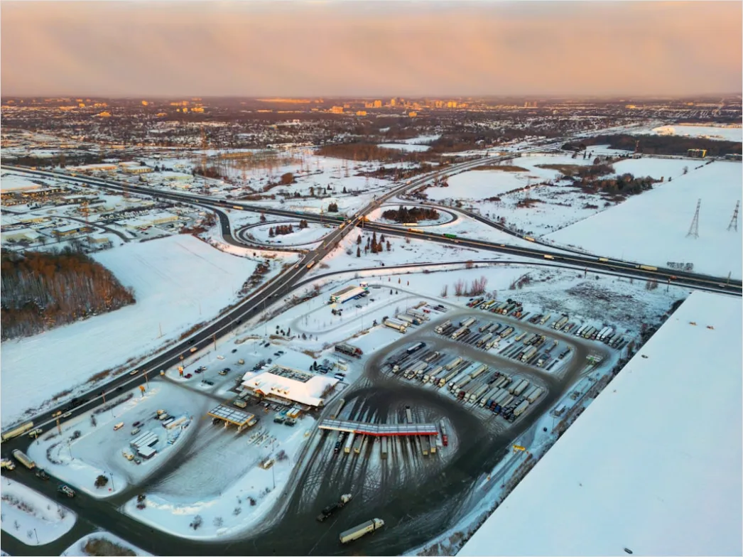 Detail Freight Logistics Hub Aerial Panoramic View Number 3