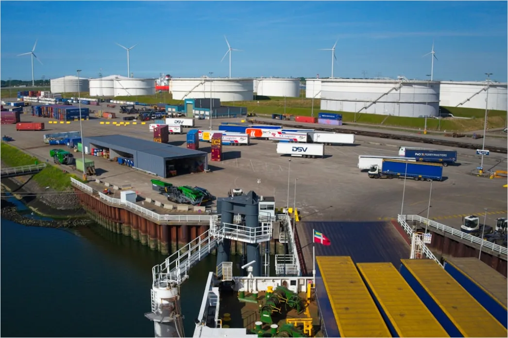 Detail Freight Logistics Hub Aerial Panoramic View Number 4