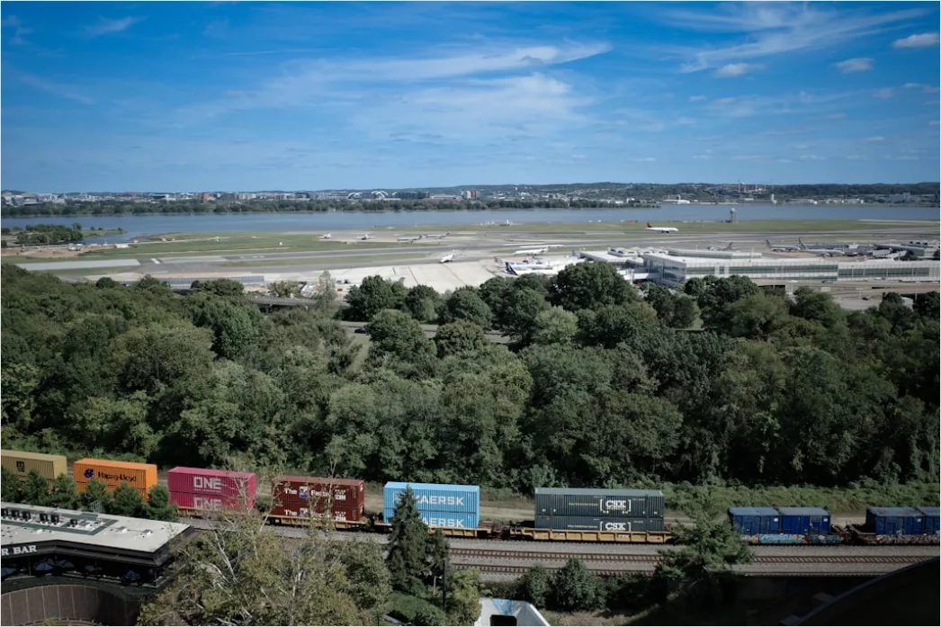 Detail Freight Logistics Hub Aerial Panoramic View Number 5