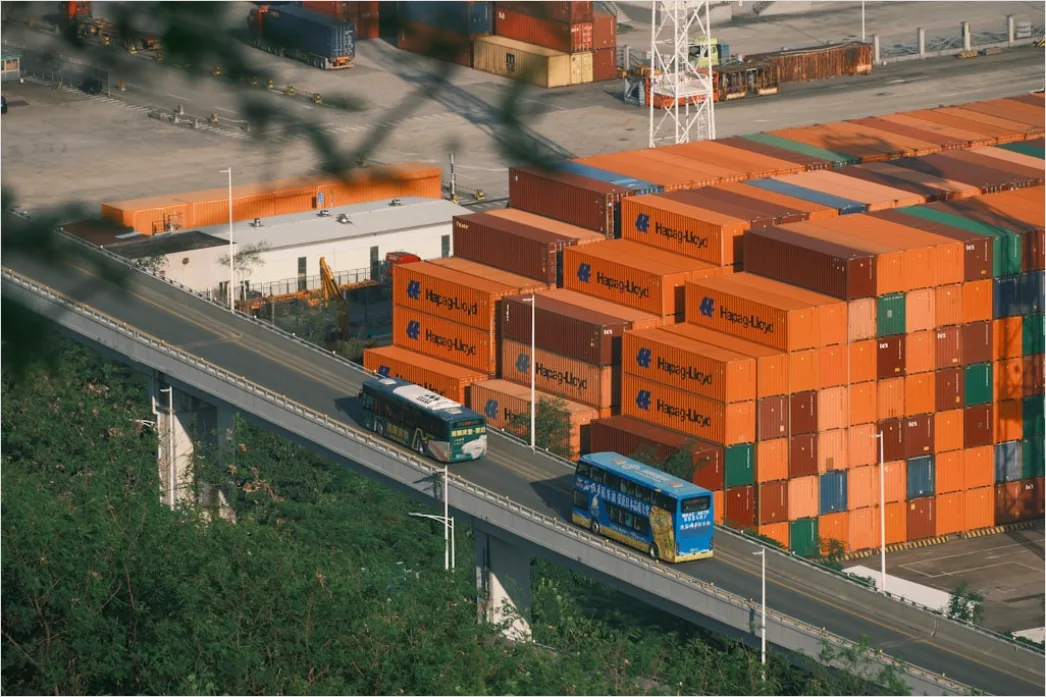 Detail Freight Logistics Hub Aerial Panoramic View Number 7