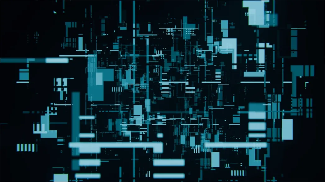 Detail Futuristische Abstraktion Datenströme Hintergrund Number 7