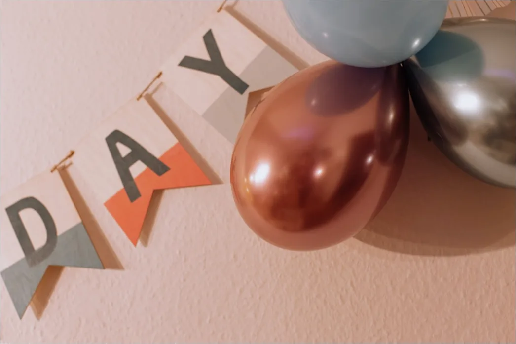 Detail Geburtstag Party Dekoration Girlande Ballons Number 6