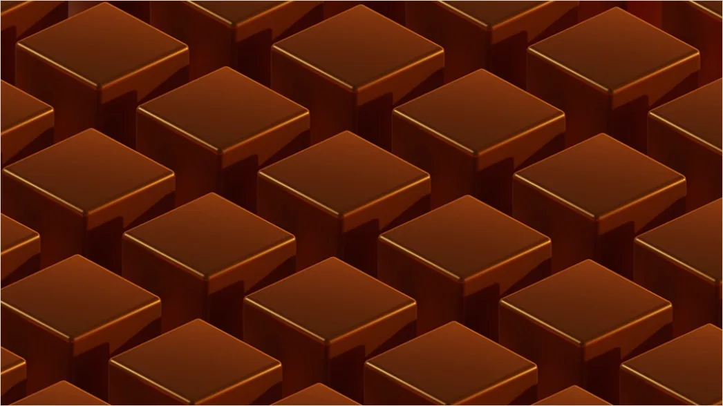 Detail Geometrische Abstraktion Isometrisch Würfel Muster Number 12