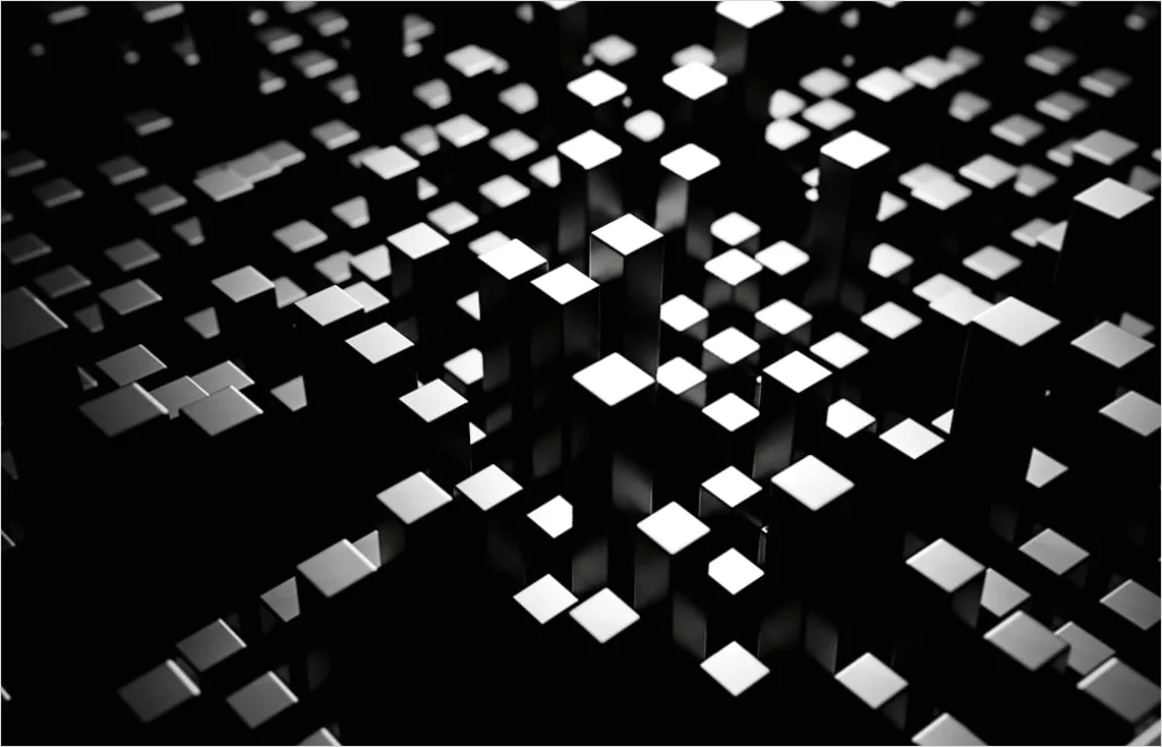 Detail Geometrische Abstraktion Isometrisch Würfel Muster Number 10