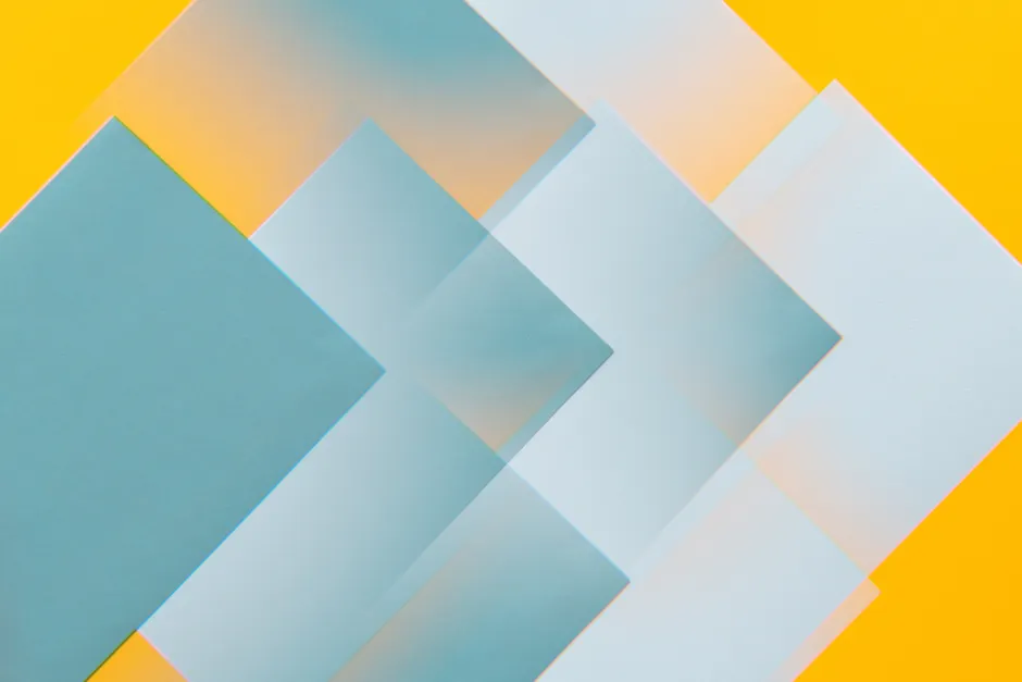 Detail Geometrische Formen überlappend Transparent Hintergrund Number 16