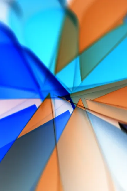 Detail Geometrische Formen überlappend Transparent Hintergrund Number 19