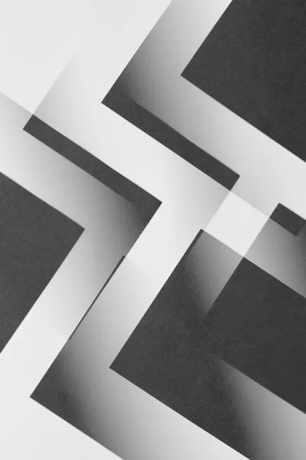 Detail Geometrische Formen überlappend Transparent Hintergrund Number 3